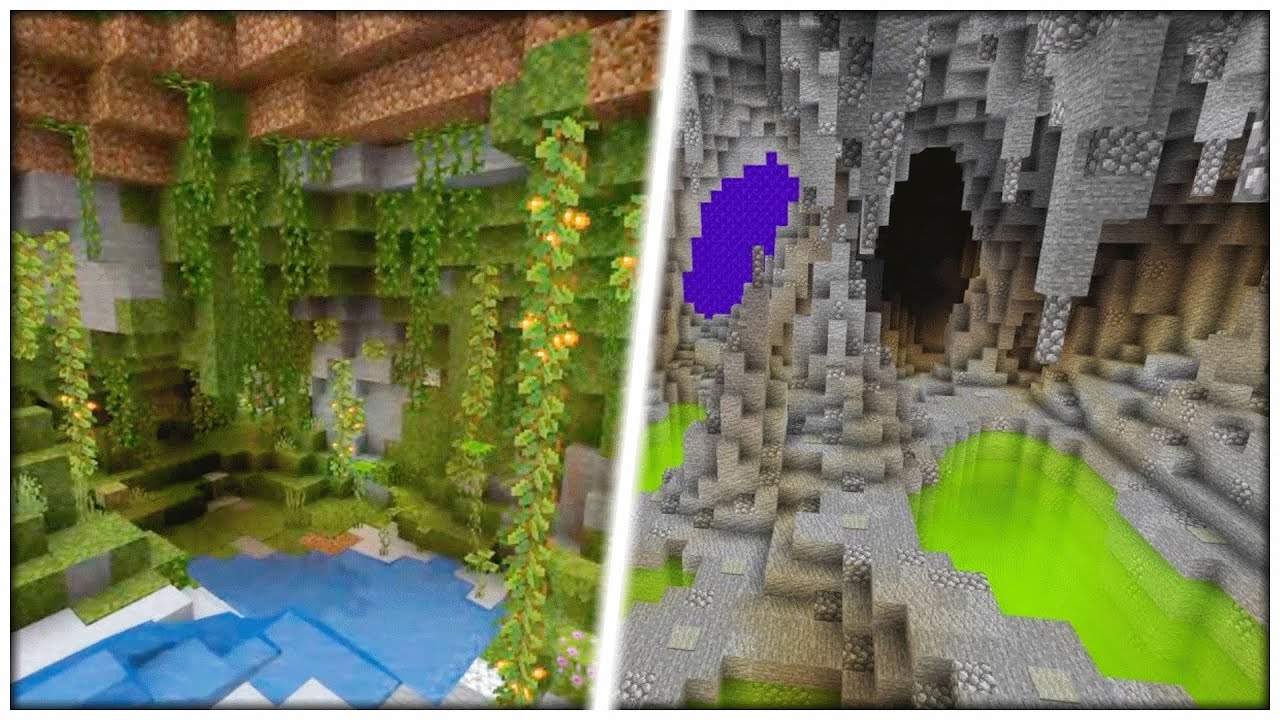 SAIU! MOD MINECRAFT 1.17 CAVE AND CLIFFS PARA MINECRAFT! MOD CAVE E CLIFFS  PARA MINECRAFT JAVA! 