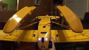 Eflite J-3 Cub 450 using the hobbyzone super cub floats. install video
