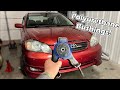 Installing Polyurethane Motor Mounts In The Corolla XRS!