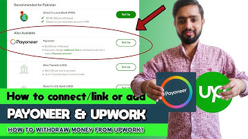 How to Add or Link Payoneer with Upwork to Withdraw Money | Setup Best Upwork Payment Method