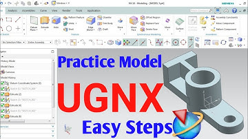 Unigraphics NX-Part Modeling Example Siemens NX 10 Tutorial Beginners NX Training Exercises Tutorial