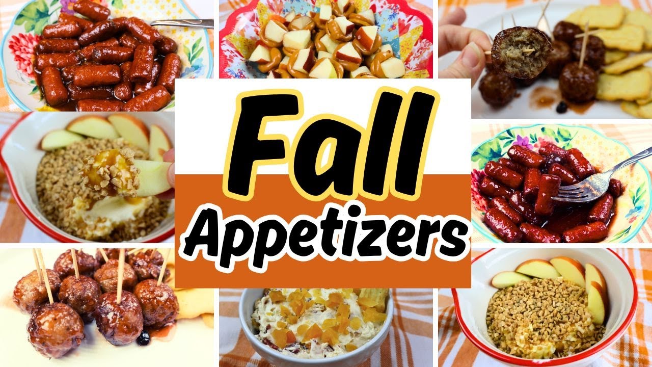 Fast Fall Items 5 Super Easy Fall Appetizers | Quick & Tasty Appetizers to make this ...
