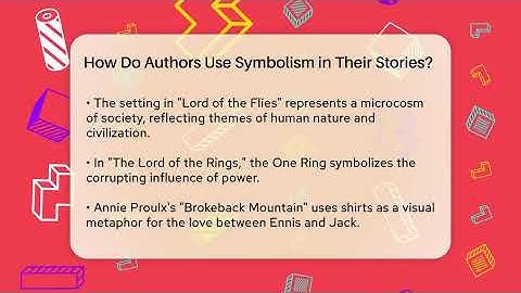 How Do Authors Use Symbolism in Their Stories? - The Prose Path