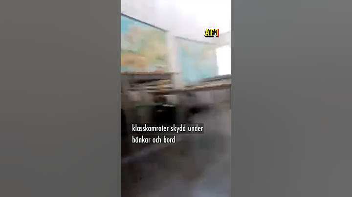 Sara gömde sig i klassrummet under skjutningen i Örebro