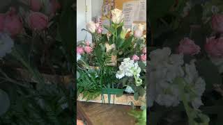 Easy way to hide your mechanics! #shorts #flowershop #flowers #arrangement #local