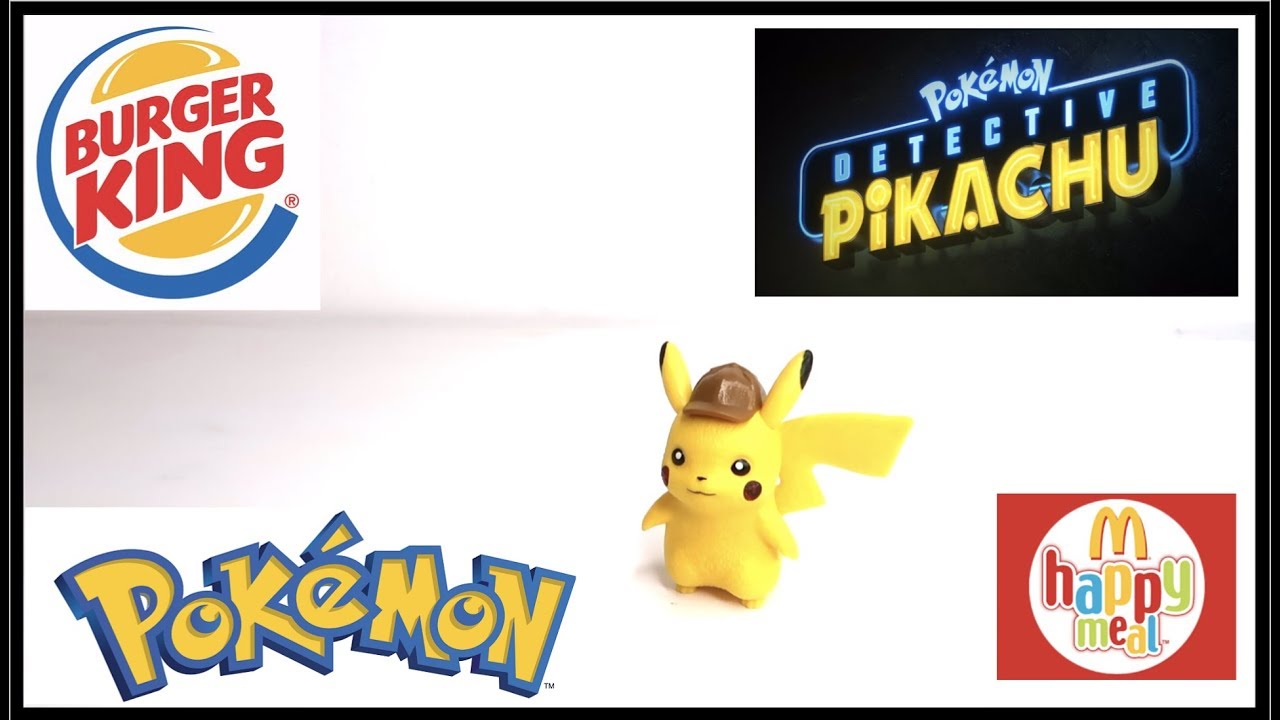 mcdonald's detective pikachu toys