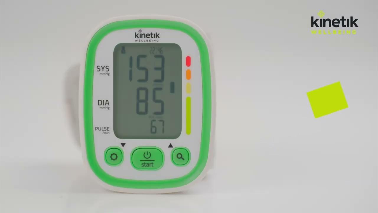 Wellbeing Advanced Wrist Blood Pressure Monitor WBP3 YouTube