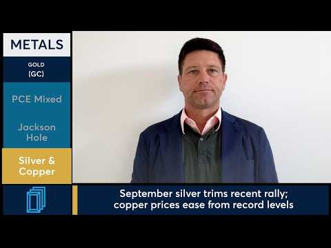 Gold futures retreat from three-month high ahead of Jackson Hole. 8/26/26