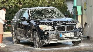 See how to wash your car #. Self service car 🚘 wash in Eschwege City Germany