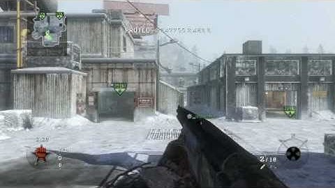 COD Black Ops: Random Tomahawk Kill (Across The Map)
