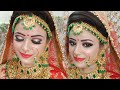 Olivia Panstick से कम से कम Budget मे  कैसे करे Bridal Makeup ||Pancake make. step by step ( Hindi )