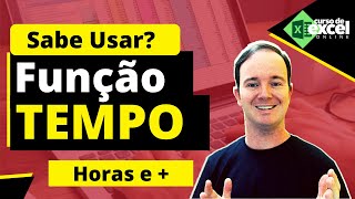 Como Usar Função TEMPO no Excel | Horas, Minutos e Segundos