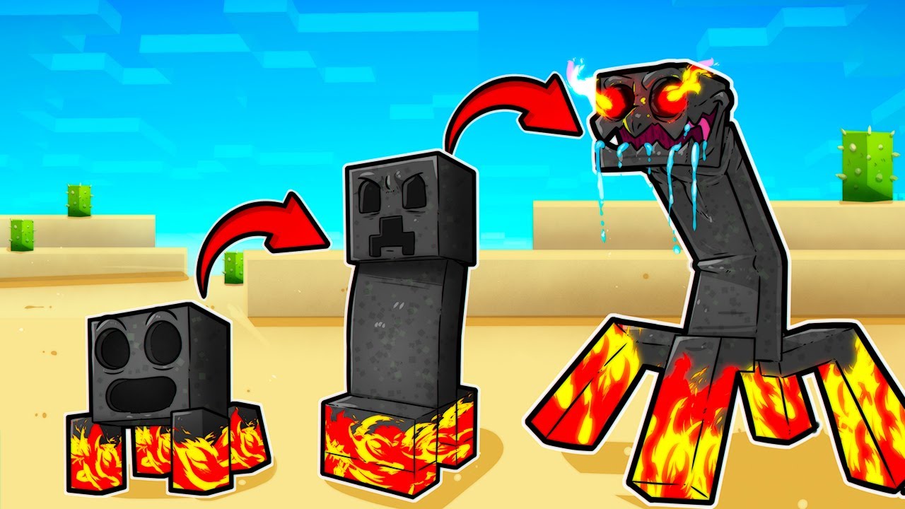 ЖИЗНЬ КРИПЕРА ФИКСАЯ От Рождения до Смерти в Майнкрафт!