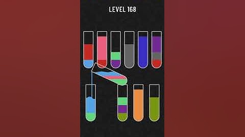Water Sort Puzzle level 168