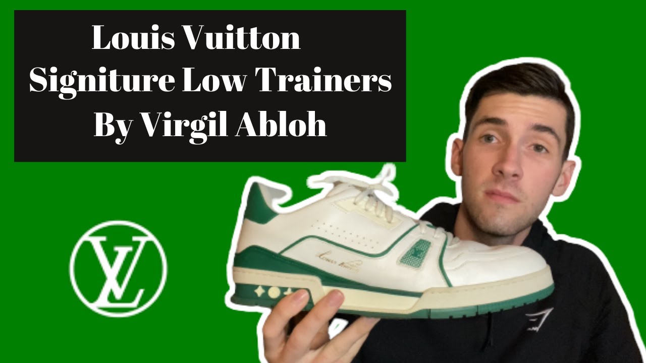 Gutter Re-shoot harpoon Louis Vuitton Low Trainers By Virgil Abloh Review - YouTube