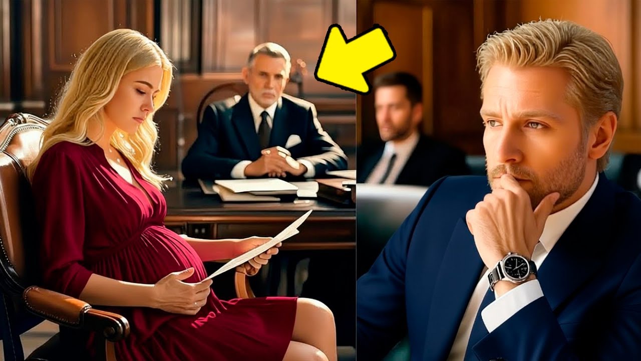 Przyszła podpisać rozwód… On zamarł, widząc że była żona jest w siódmym miesiącu