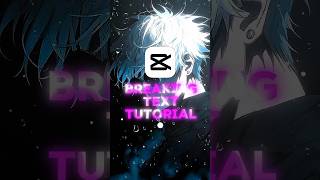 Full Capcut Breaking Text Tutorial 🔥 #shorts #tutorial #capcuttutorial Update