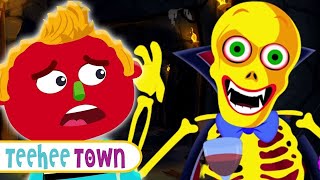 If You Happy And You Know It Halloween Song + Spooky Scary Skeleton Songs For Kids | Teehee Town