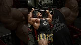 Be honest... could YOU press this? #shorts #gym #fitness #bodybuilding