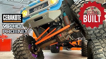 Scale Built RC - The Cerakote Vanquish VS4-10 Phoenix Straight Axle Build #cerakote #vs410