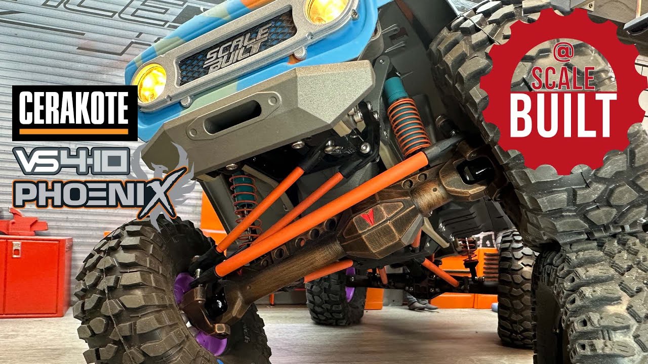 Scale Built RC The Cerakote Vanquish VS410 Phoenix Straight Axle Build cerakote vs410 YouTube