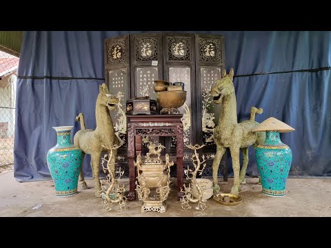 Video Cặp ngựa HOA VĂN KHẢM BẠC có giá bao nhiêu | Đồ xưa... - youtube