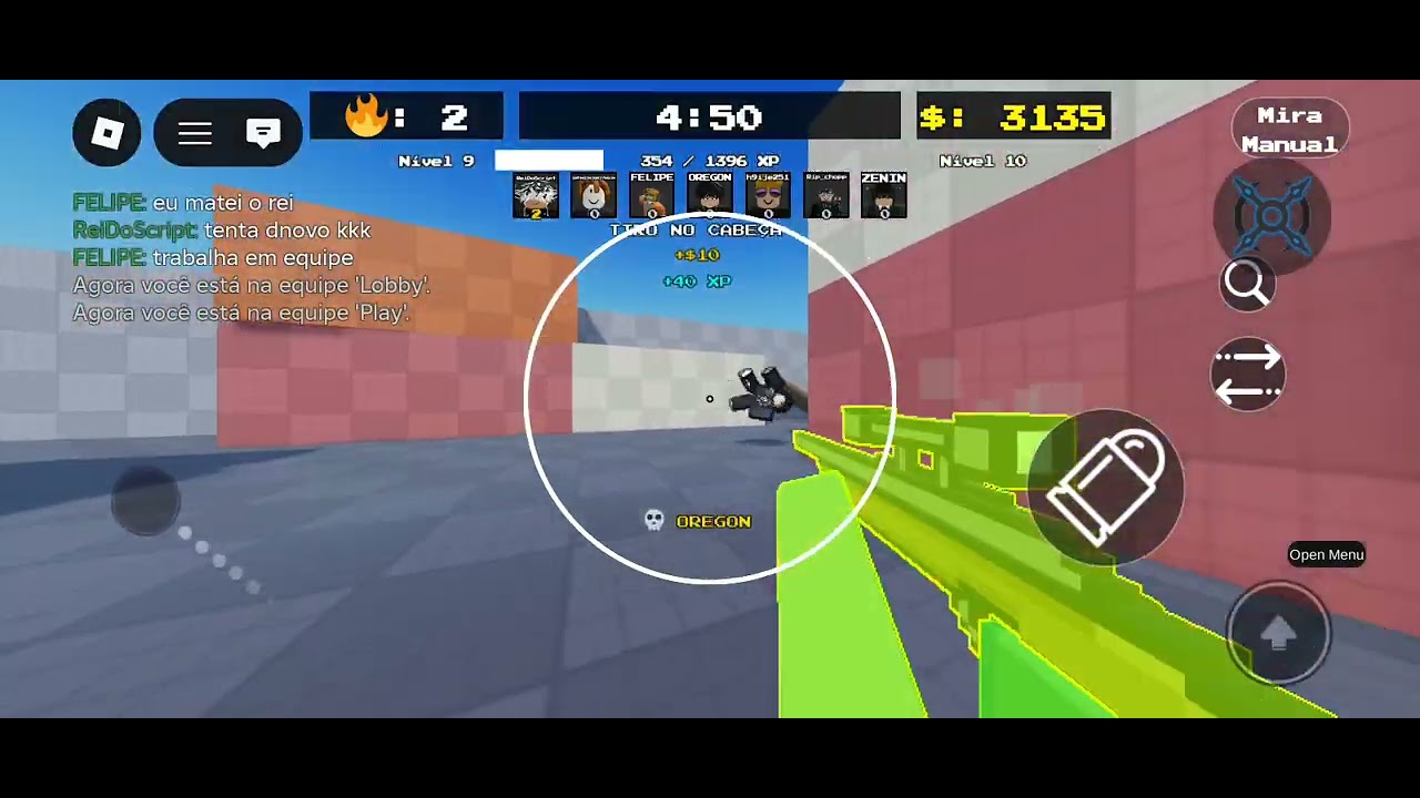 NOVO SCRIPT PARA FPS PASSEIO AIMBOT FOV HEADSHOT ROBLOX YouTube