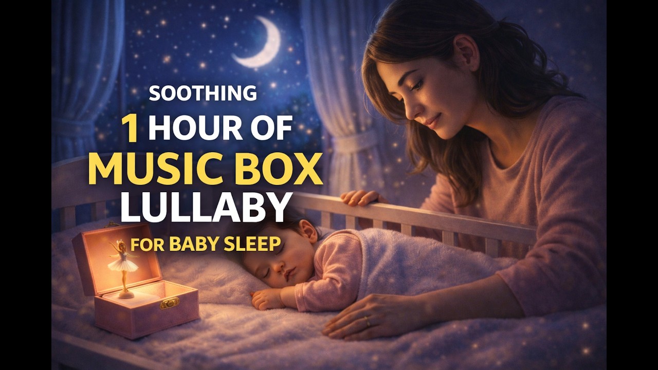 Soft Music Box Bedtime Lullabies for Babies (1 Hour)