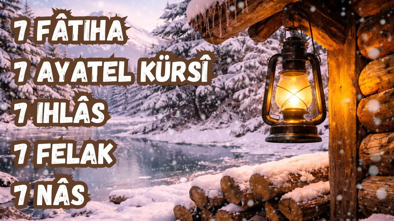 RUKYE AYETLERİ | 7 Fatiha - 7 Ayetel Kürsi - 7 İhlas - 7 Felak - 7 Nas | Şifa ve Korunma Duası