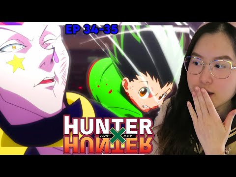 GON VS HISOKA!!! | HUNTER X HUNTER - First Time Watching Episode 34-35 | New Anime Fan!