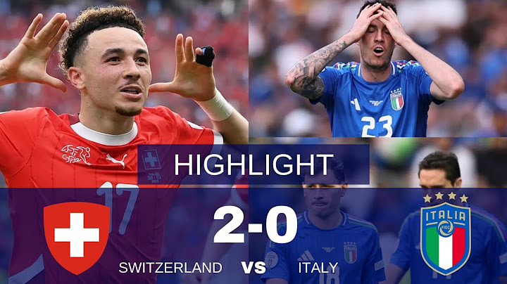 Switzerland VS Italy 2-0 - ALL GOALS AND HIGHLIGHTS  - Italy returned home