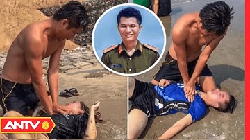 Thăng Cấp Bậc Hàm Từ Trung Uý Lên Đại Uý Đối Với Chiến Sĩ Công An Cứu 4 Người Đuối Nước | ANTV