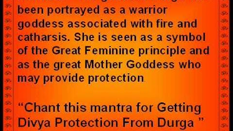 Vashikaran Maha Durga Protection Mantra - Mantra for Protection from any kind of black magic