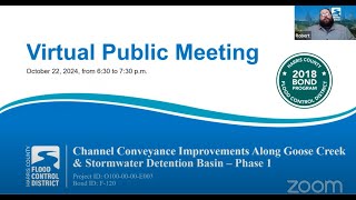 F-120 Channel Conveyance Improvements Along Goose Creek & SWDB – Phase 1