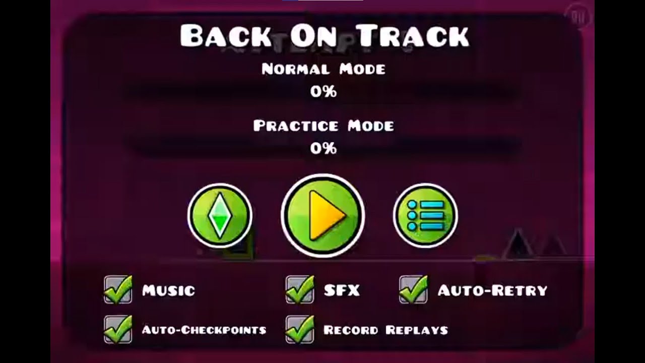 Geometry Dash gameplay! (3) (1.11 Everyplay video by Zhen/RobTop)