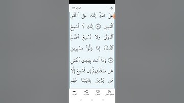 سورة النمل بالتجويد المبسط والتلاوة الصحيحة الصفحة (٣٨٤)