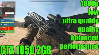 GTX 1050 2GB - Call of Duty Warzone 2.0 - 1080p, FSR All Settings