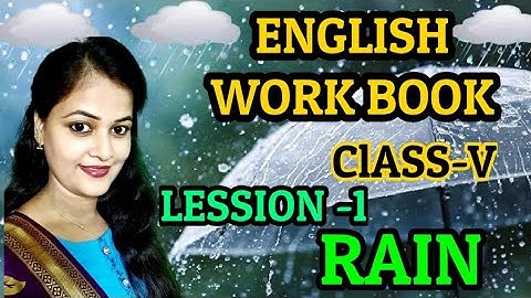 OSEPA || English Workbook || Class-5 ||Lesson-1 || RAIN || Explanation with Solution