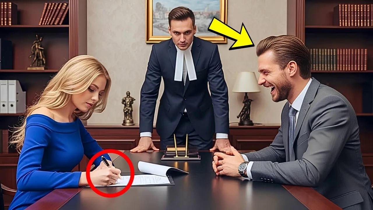 Sie unterschrieb die Scheidung ohne aufzublicken – Minuten später saß sie im Auto eines Milliar