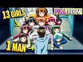 Rizz guy get a harem of 13 naughty girls he lives with kanojo ga flag anime full recap