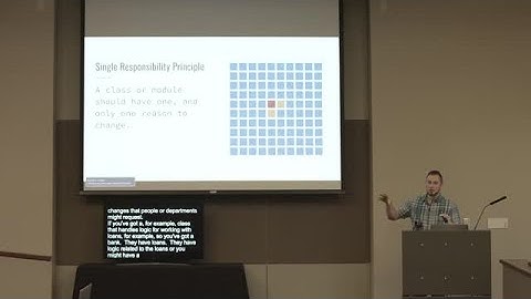 Micah Wood: Basic Principles of Software Architecture