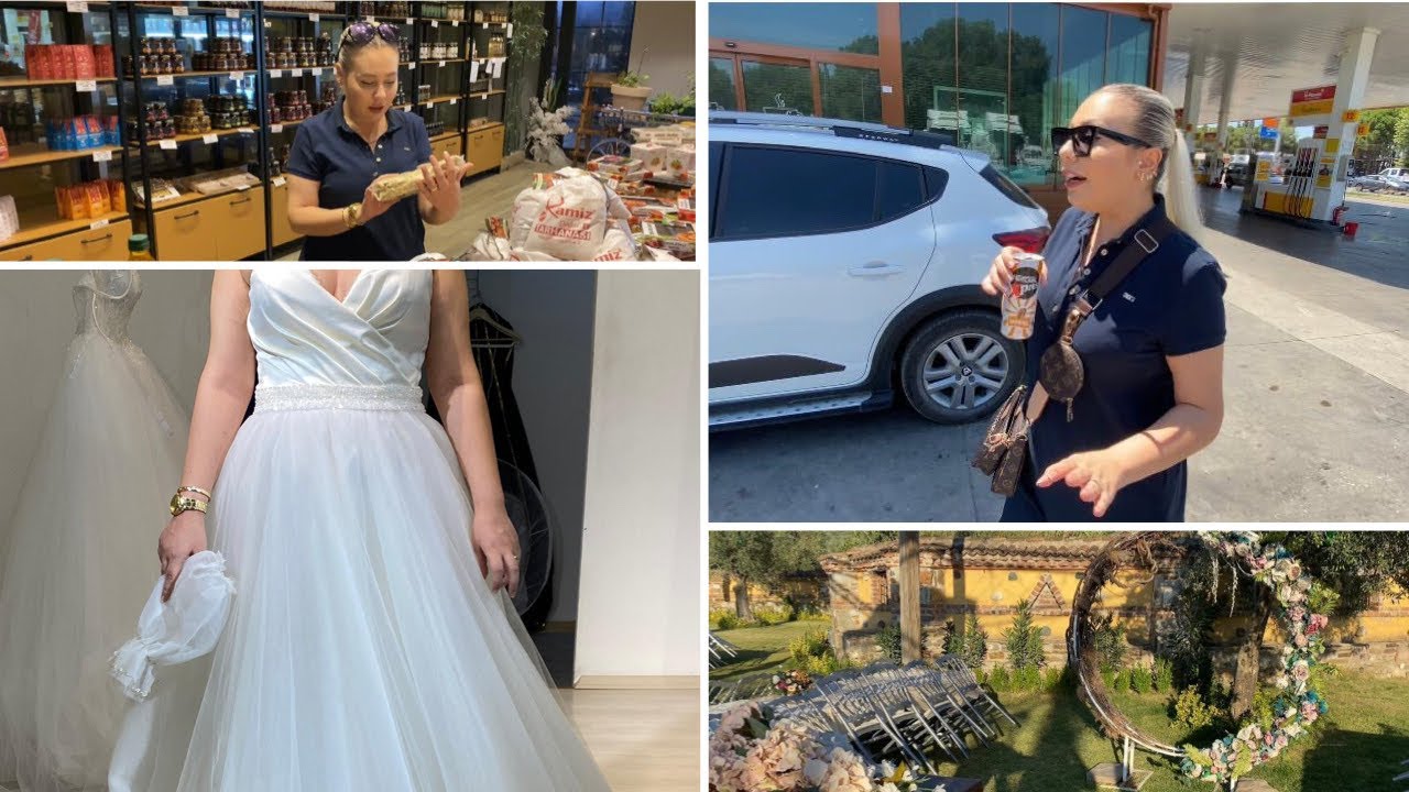 VLOG | GELİNLİK VE BİNDALLI DENEDİM👰‍♀️ | DÜĞÜNÜMÜZ VAR | AKHİSAR DA ALIŞVERİŞ 🛍| EVLENİYORUZ ❤️🏡