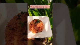 Watermelon Rice | Healthy and Tasty Watermelon Rice Recipe | New Recipe asmr shorts ytshorts