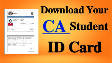 How to download CA student ID card | ICAI |SSP PORTAL 2022 |