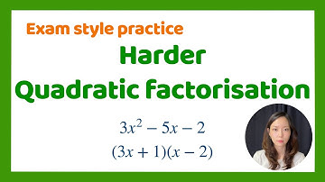 [Algebra] Harder Quadratic Factorisation (a ≠ 1) | IGCSE & MYP Math