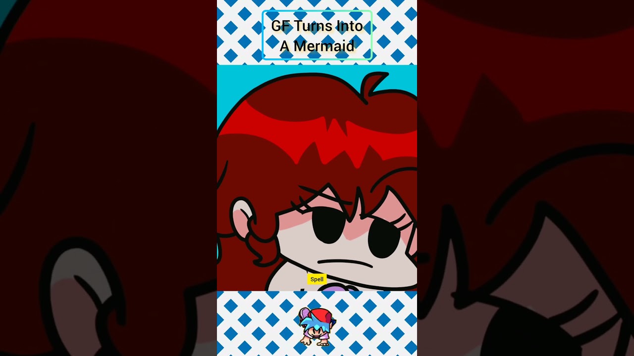 GF Turns Into A Mermaid [FNF Animation] 