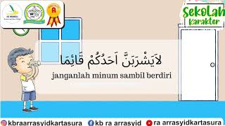 Hadits Larangan Minum Sambil berdiri || KB-RA Ar Rasyid Kartasura