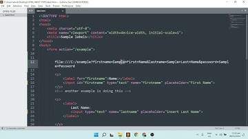 Name Attribute (HTML)