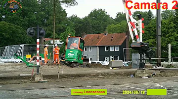 TsA.85.Spoor aanpassing in Vught in het teken van; Zand verplaatsing,vande Postweg - depot Bestevear
