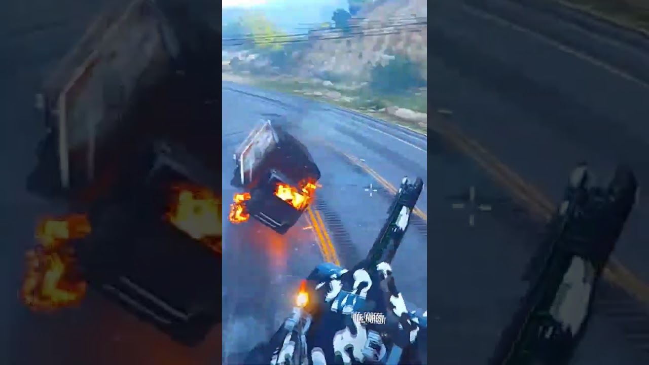 устроили хаос в городе в  GTA 5 ONLINE на танке TM-02 Khanjali